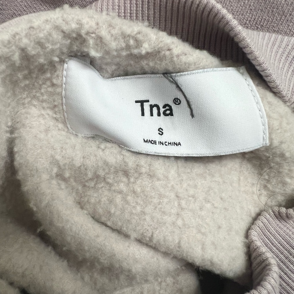 Tna Cozy Fleece Perfect Hi-Neck Sweatshirt - Size Small - Picture 2 of 4